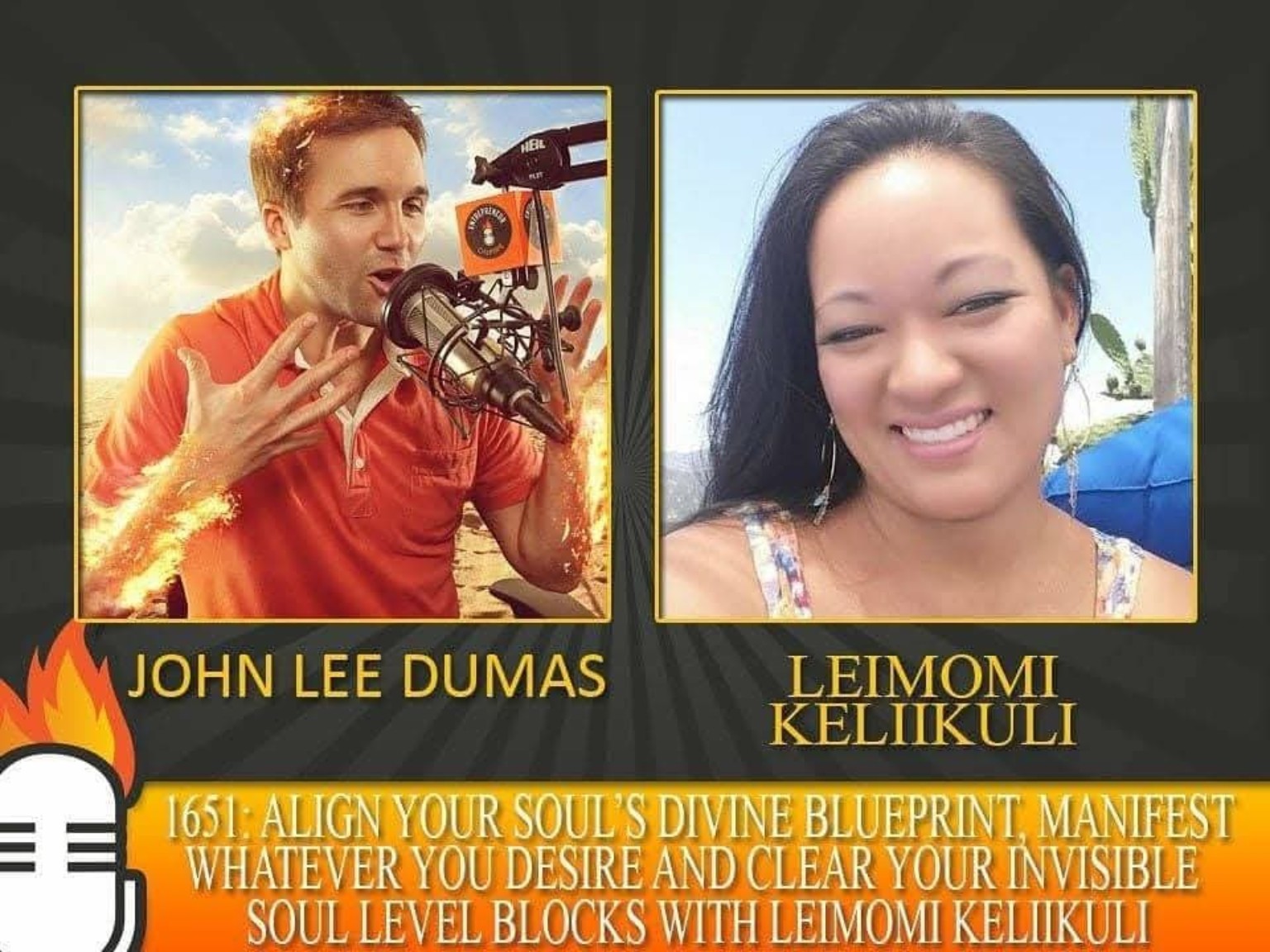 Leimomi featured with Entrepreneurs on Fire host John Lee Dumas