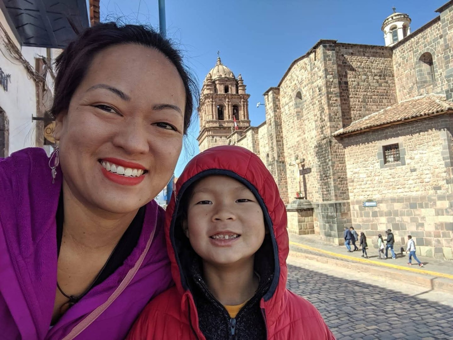 Leimomi and Atreo worldschooling in Cusco